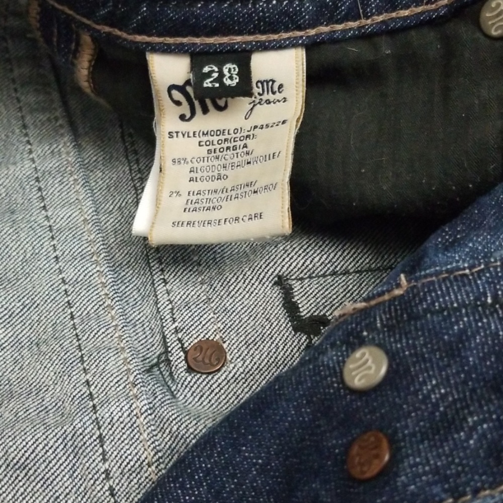 MissMe Snakeskin Embellished Jeans! JP4522B 28x31½ - Picture 6 of 8